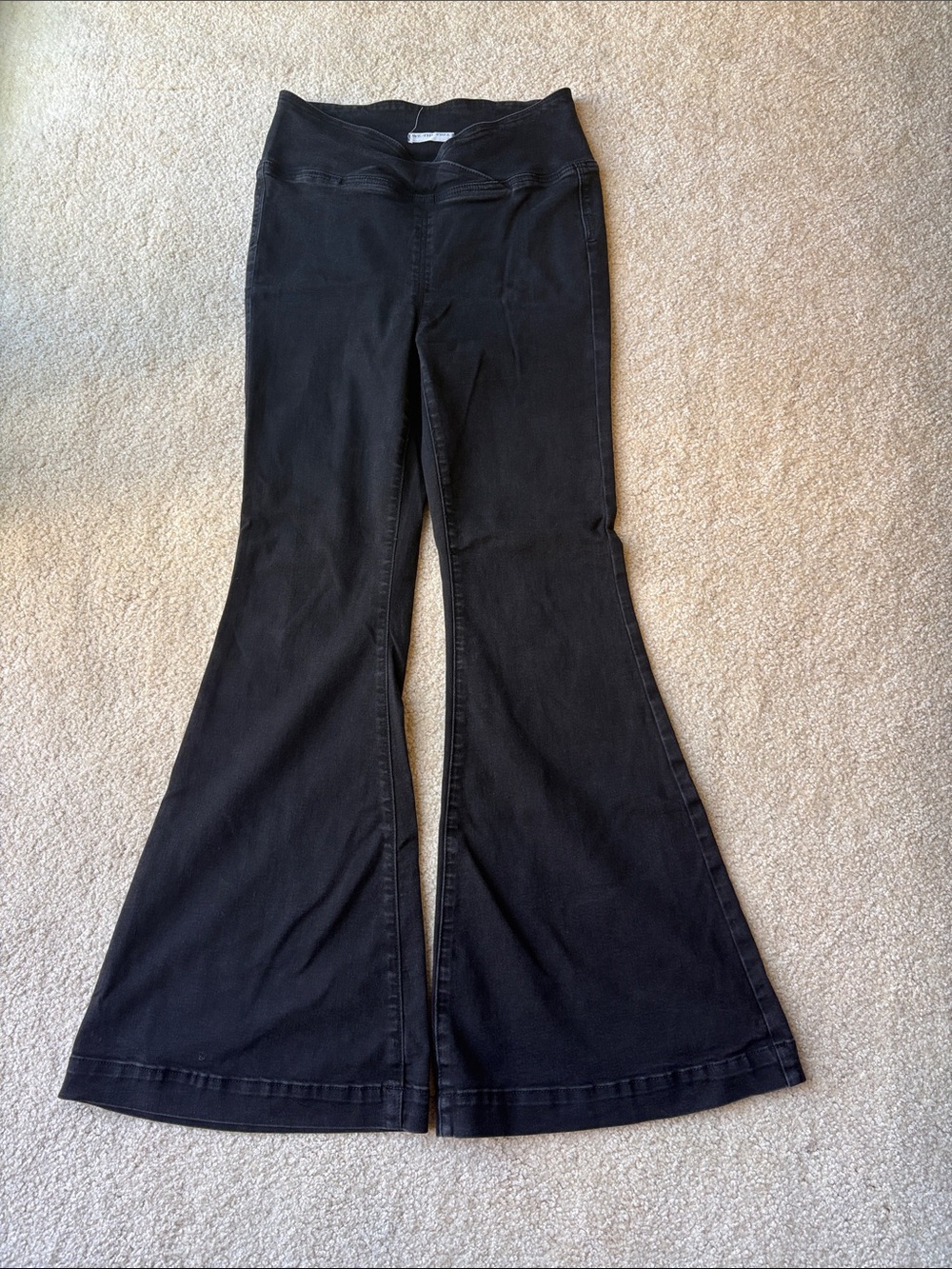 Black Flared Pants